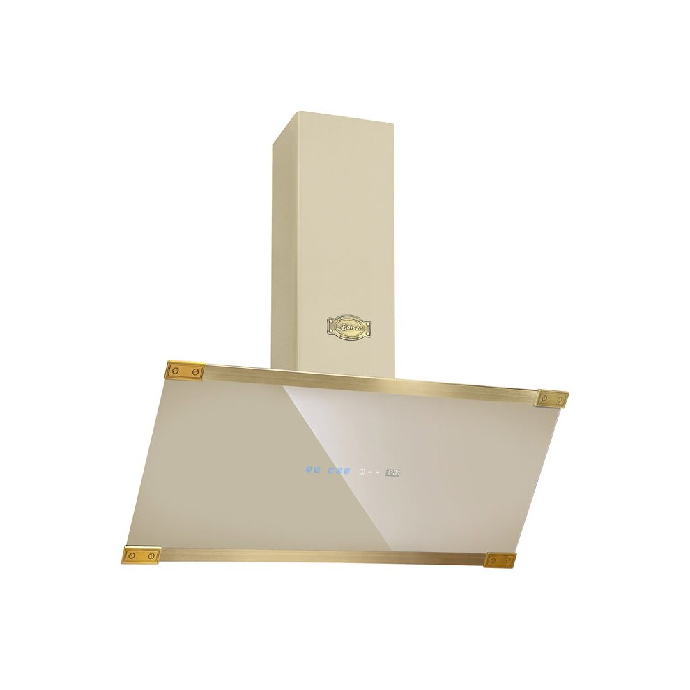 Kaiser Art Deco 90cm Ivory Chimney Cooker Hood | AT 9445 ElfAD Eco