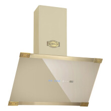 Kaiser Art Deco 60cm Ivory Chimney Cooker Hood | AT 6445 ElfAD Eco