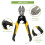 BLOSTM Mini Wire Cutters 8" Bolt Cutters Electricians Tool Pliers 2
