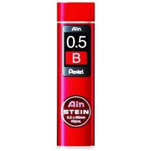 Pentel Μηχανικό Μολύβι Pentel Ain Stein, 0.5mm B, 40 Μύτες (C275-B) 2