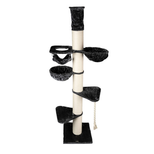 RHRQuality Cat Tree Maine Coon Tower Crown Dark Grey on OnBuy