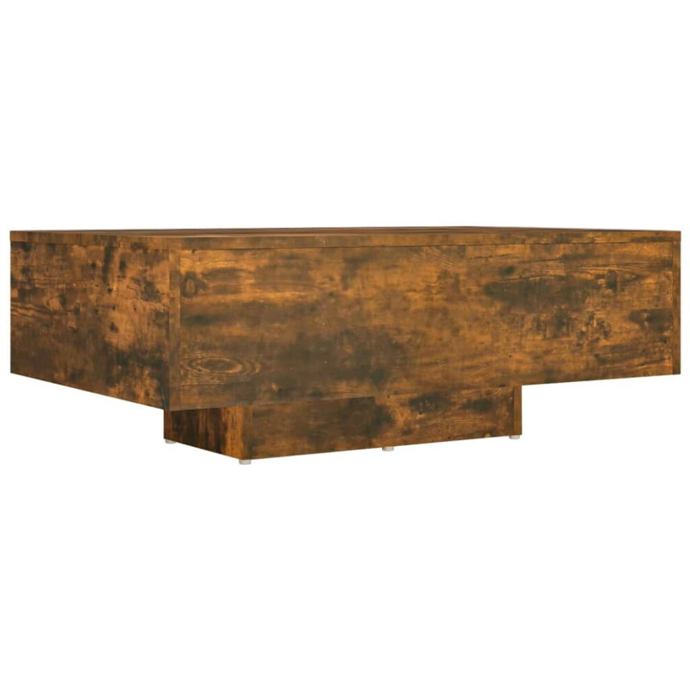 (smoked oak) vidaXL Coffee Table Engineered Wood Accent Side Sofa End Table Multi Colours