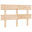 VidaXL (brown, 144 x 3 x 81 cm) vidaXL Solid Wood Pine Bed Headboard Wooden Bed Header Multi Colours/Sizes 1