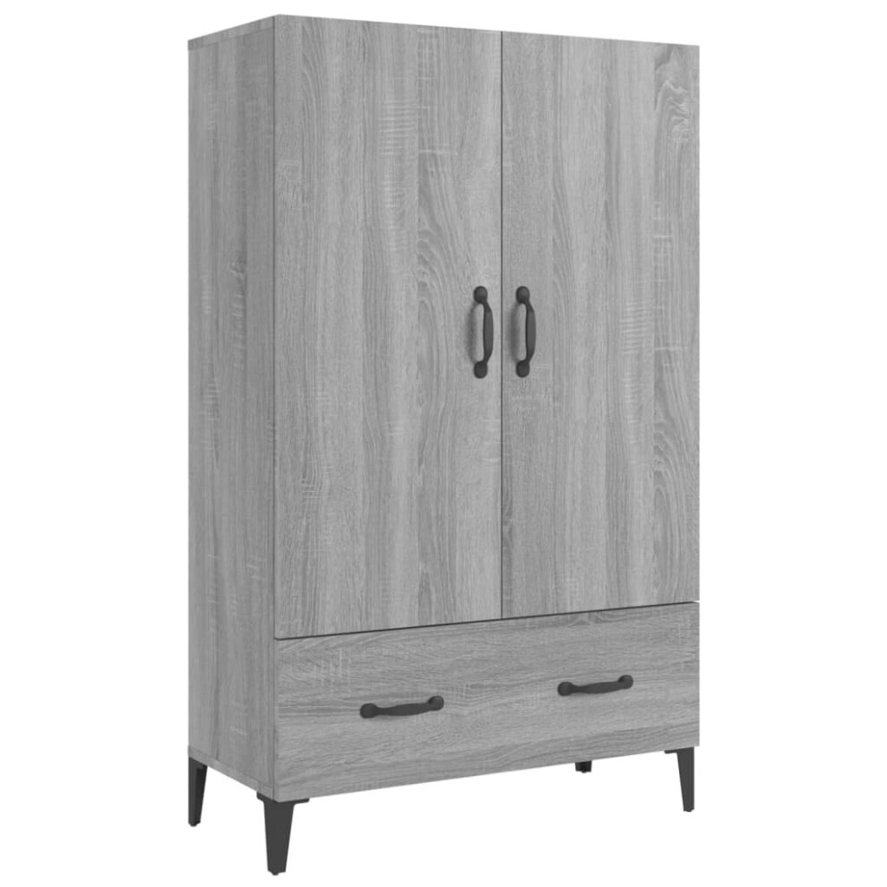 Vidaxl ( Sonoma) Highboard Sideboard Storage Cabinet Cupboard Bookcase Engineered Wood Grey