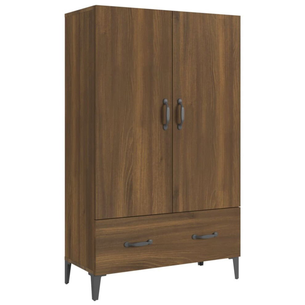 (brown oak) vidaXL Highboard Engineered Wood Home Storage Cabinet Cupboard Multi Colours