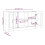 VidaXL (grey sonoma) vidaXL Vitrine Cabinet Sideboard Storage Organiser Cupboard Engineered Wood 2