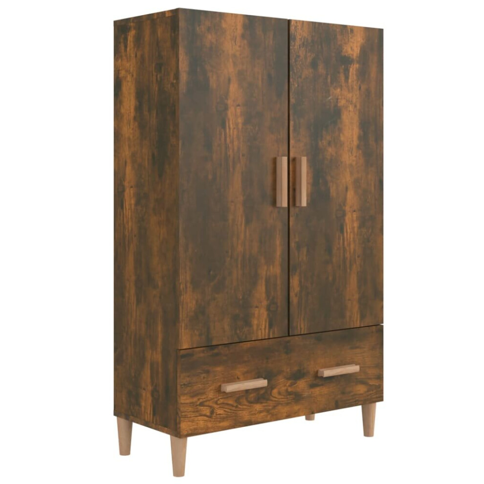 (smoked oak) vidaXL Highboard Engineered Wood Sideboard Cabinet Cupboard Multi Colours