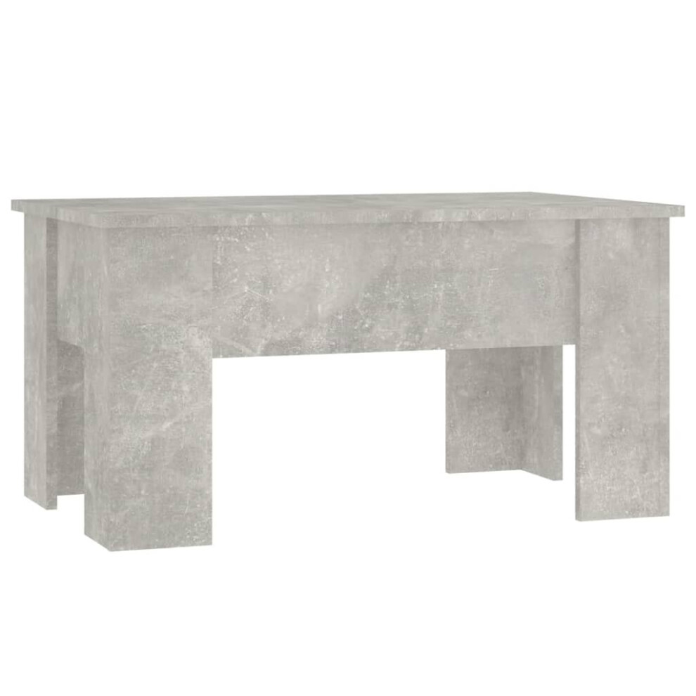 Vidaxl (Concrete Grey) Coffee Table Engineered Wood Couch Tea Accent End Table Multi Colours