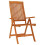 VidaXL (8) vidaXL 2/4/6/8x Solid Wood Eucalyptus Folding Garden Chairs Foldable Chair 3