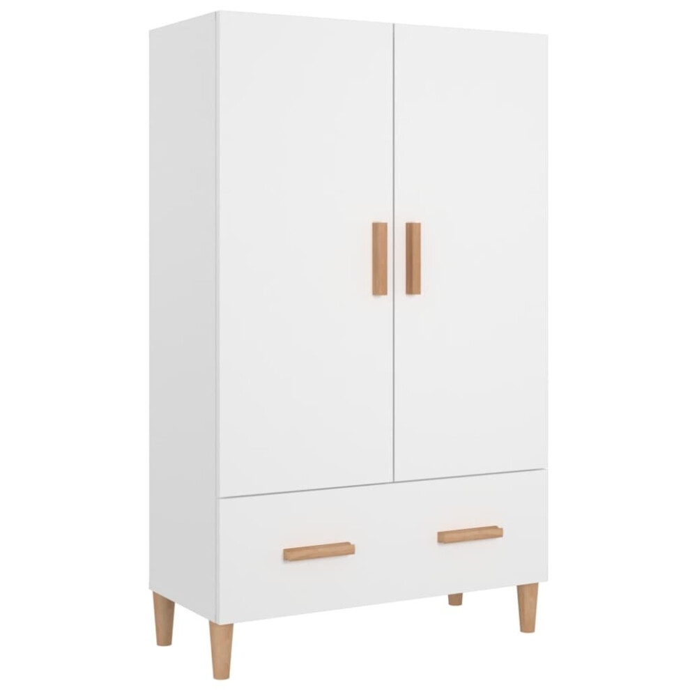 (high gloss white) vidaXL Highboard Engineered Wood Sideboard Cabinet Cupboard Multi Colours