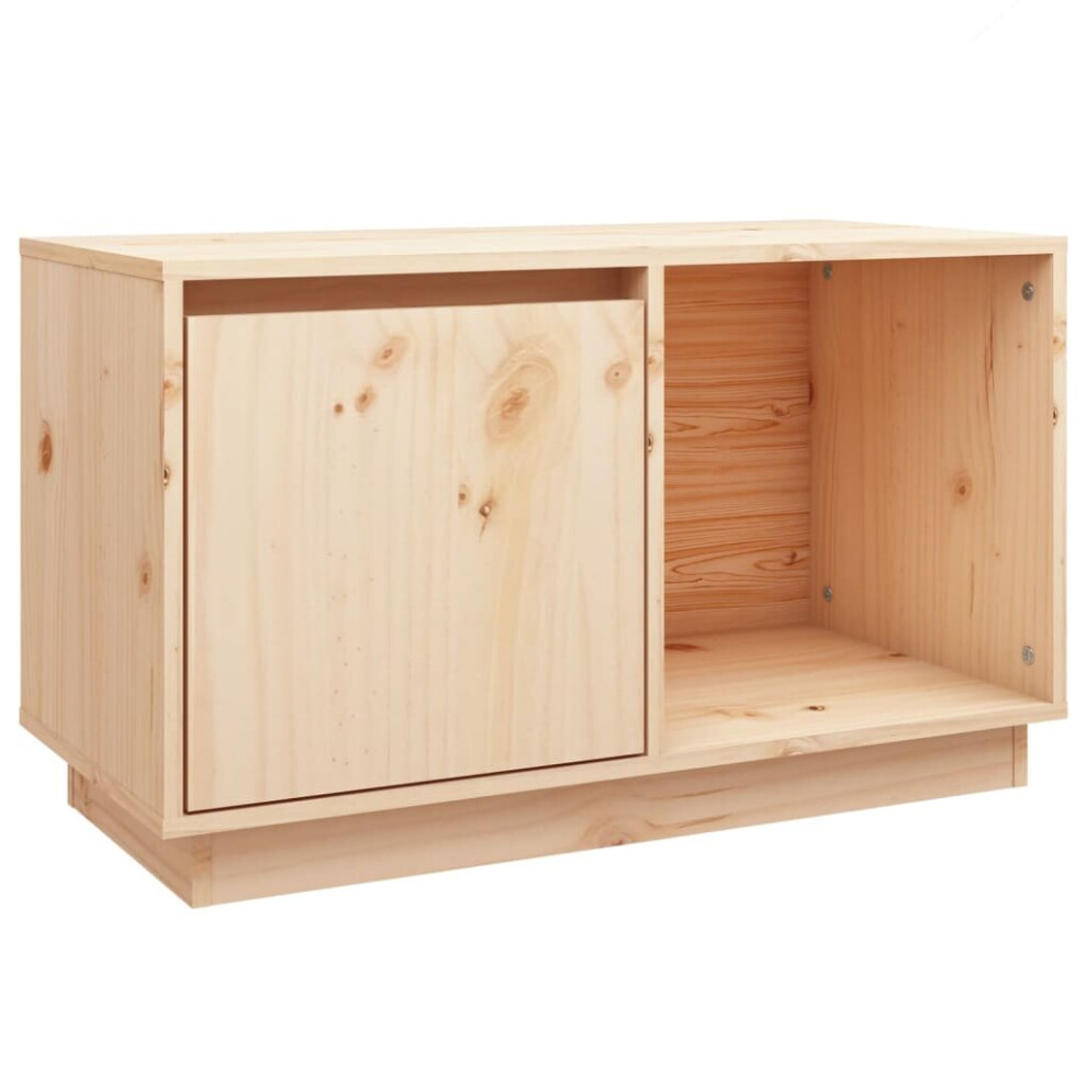 Vidaxl (Brown) Solid Wood Pine Tv Cabinet Living Room Tv Stand Furniture Multi Colours Brown