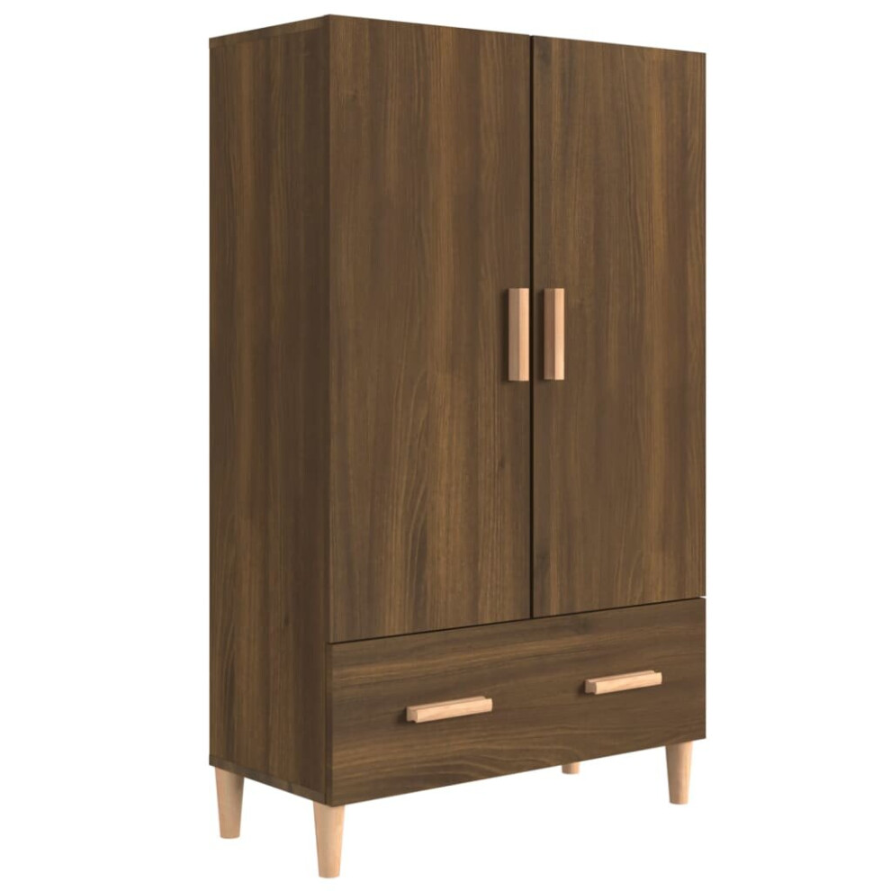 (brown oak) vidaXL Highboard Engineered Wood Sideboard Cabinet Cupboard Multi Colours