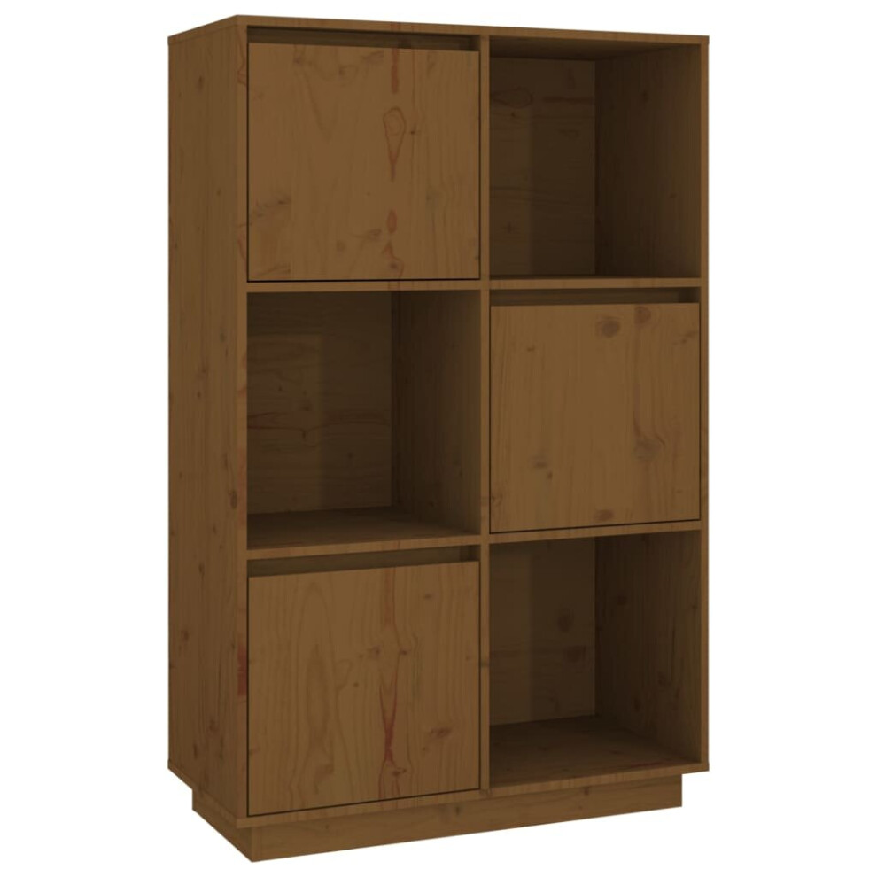 Vidaxl (Honey Brown) Solid Wood Pine Highboard Home Storage Cabinet Sideboard Multi Colours