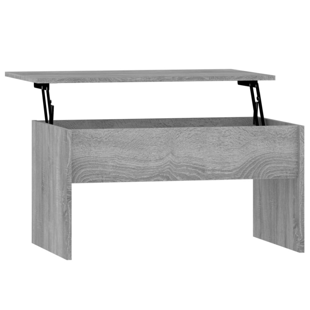 Vidaxl (Grey Sonoma) Coffee Table Hallway Couch Table Centre Accent Table Engineered Wood Brown,Grey