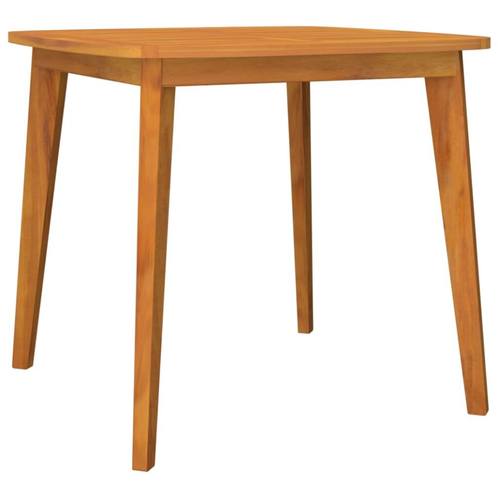 Vidaxl (85 X 85 X 75 Cm) Solid Wood Acacia Garden Table Outdoor Patio Furniture Multi Sizes