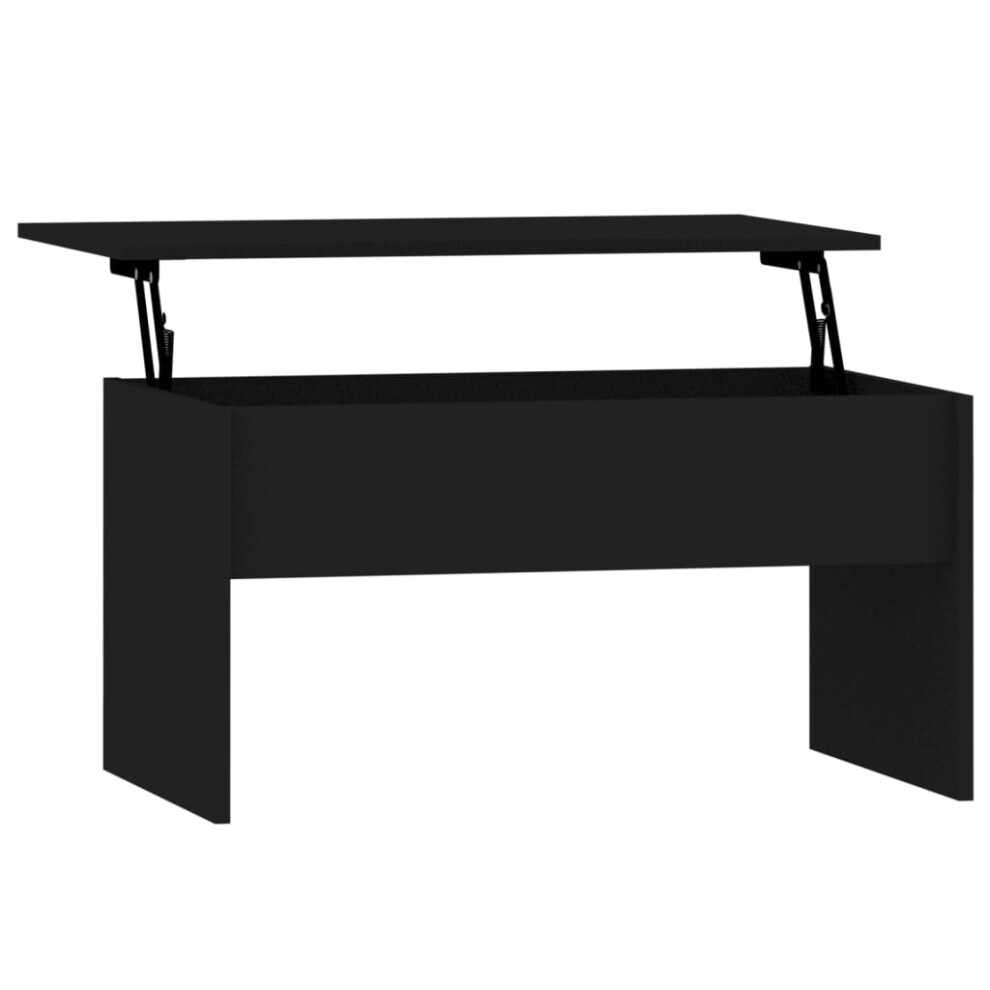 Vidaxl Black,Brown (Black) Coffee Table Hallway Couch Table Centre Accent Table Engineered Wood