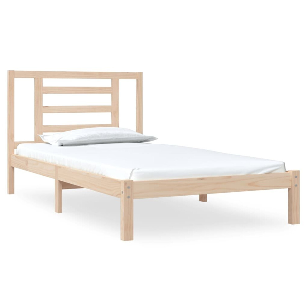 (brown, 90 x 200 cm) vidaXL Solid Wood Pine Bed Frame Wooden Bedstead Bed Base Multi Colours/Sizes