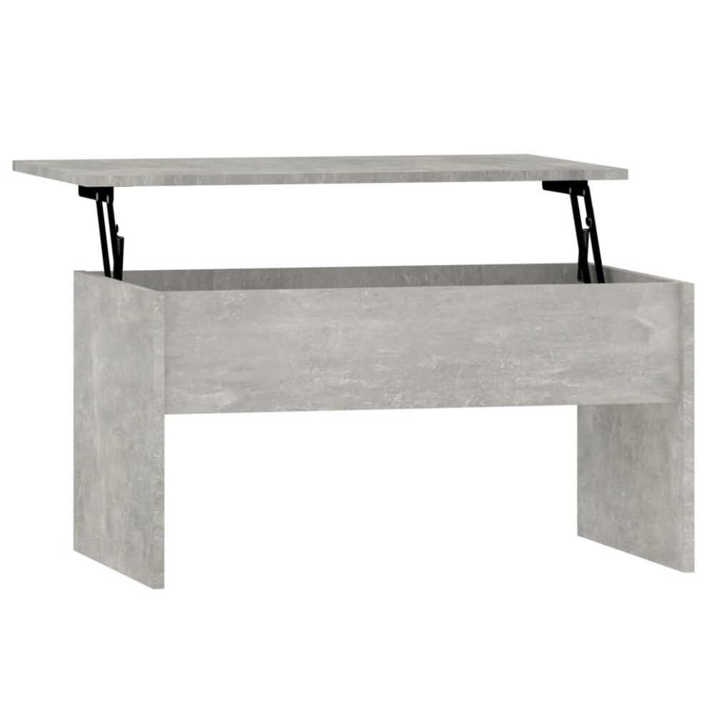 Vidaxl (Concrete Grey) Coffee Table Hallway Couch Table Centre Accent Table Engineered Wood