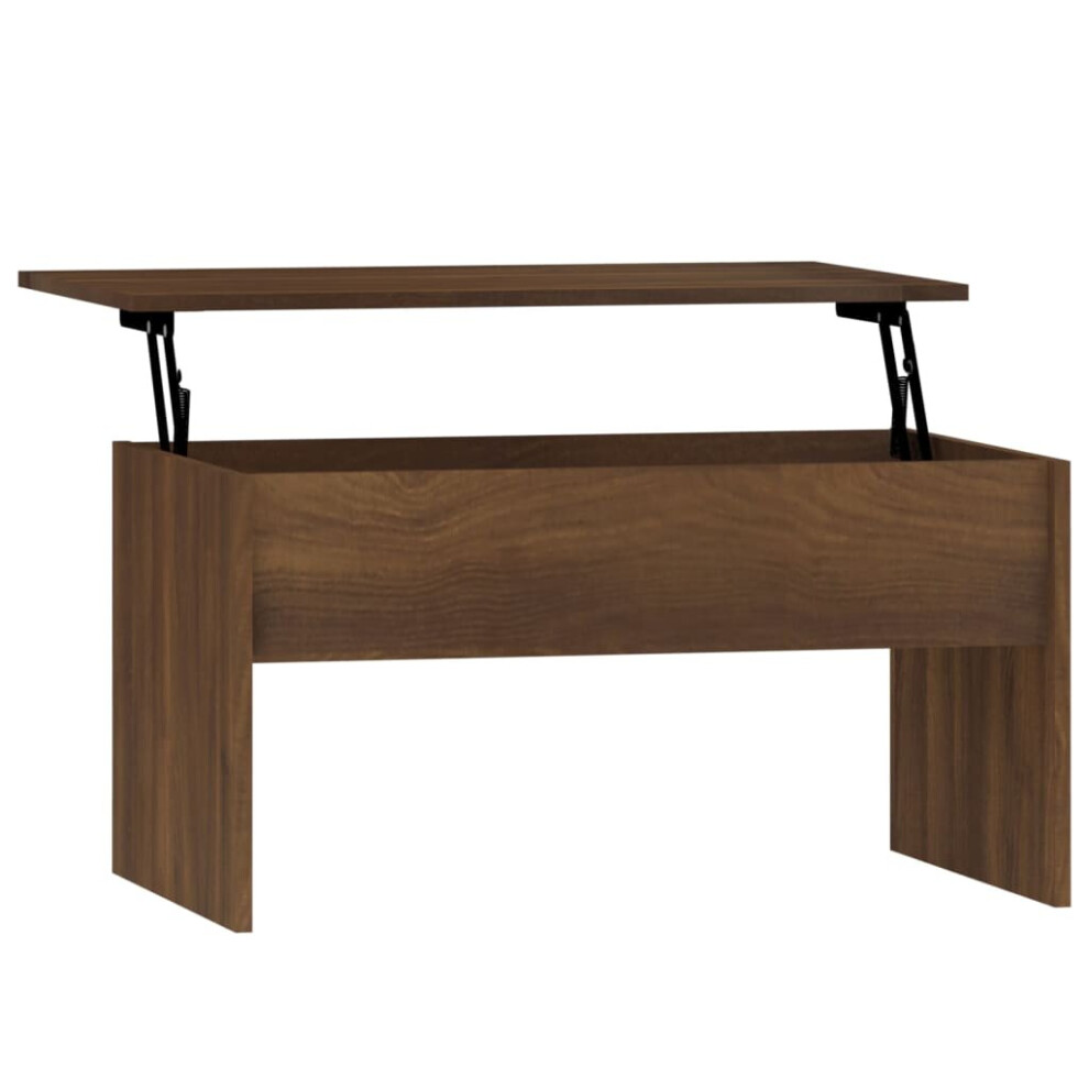 Photos - Dining Table VidaXL   Coffee Table Hallway Couch Table Centre Accent Table Engineered Wood Brown 819289 (brown oak)