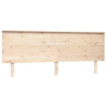 (brown, 204 x 6 x 82.5 cm) vidaXL Bed Headboard Home Bedroom Decorative Bed Header Panel Solid Wood Pine