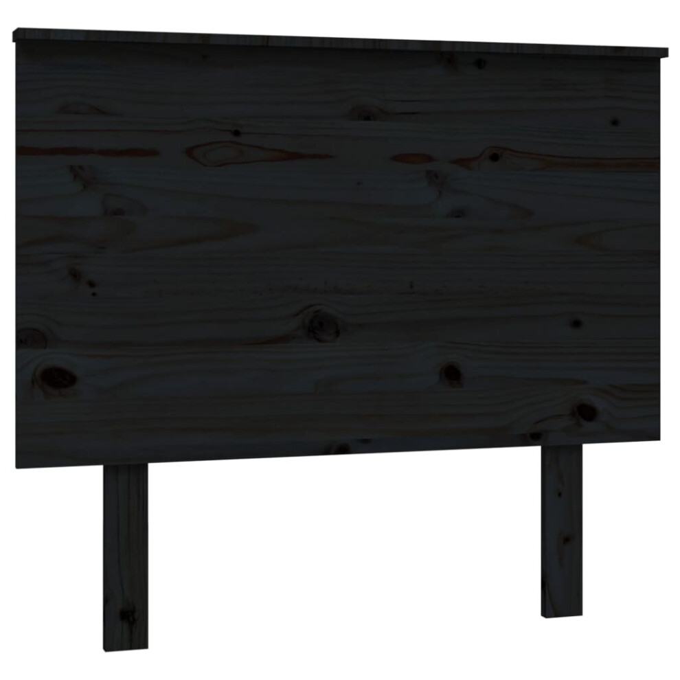 (black, 94 x 6 x 82.5 cm) vidaXL Solid Wood Pine Bed Headboard Wooden Bed Header Multi Colours/Sizes