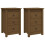 VidaXL (honey brown, 2) vidaXL 1/2x Solid Wood Pine Bedside Cabinet Side Table Cabinet Multi Colours 1