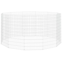 (54 x 100 cm12) vidaXL Free Range Animal Enclosure Rabbit Cage Animal Cage Galvanised Iron