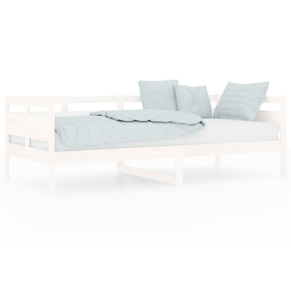 (white, 90 x 200 cm) vidaXL Solid Wood Pine Day Bed Wooden Sleepover Sofa Bed Multi Colours/Sizes