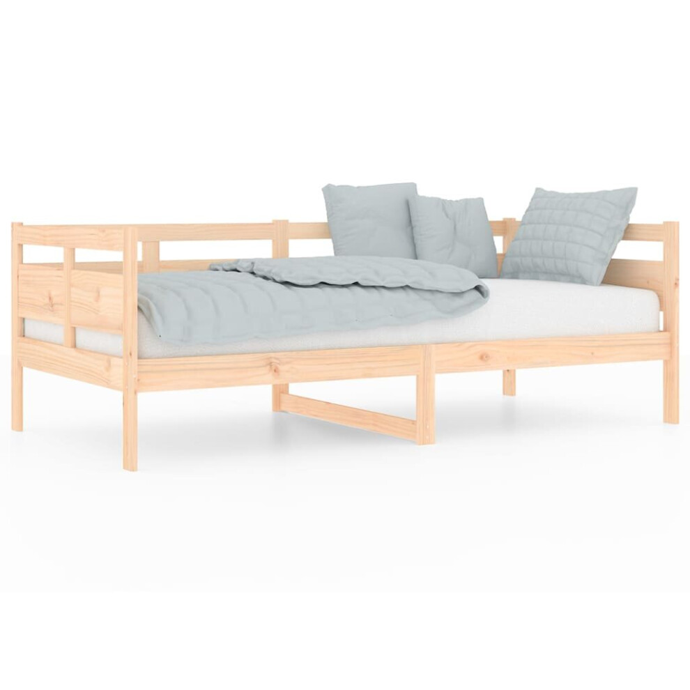 (brown, 90 x 190 cm) vidaXL Solid Wood Pine Day Bed Wooden Sleepover Sofa Bed Multi Colours/Sizes