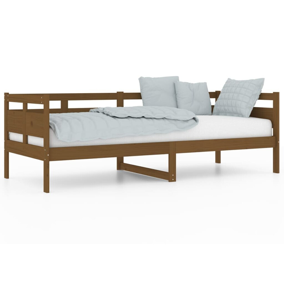 Vidaxl (Honey Brown, 80 X 200 Cm) Solid Wood Pine Day Bed Wooden Sleepover Sofa Bed Multi Colours/Sizes