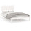 VidaXL (white, 135 x 190 cm) vidaXL Solid Wood Bed Frame Home Wooden Bed Base Bedstead Multi Colours/Sizes 1