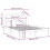 VidaXL (white, 160 x 200 cm) vidaXL Solid Wood Bed Frame Home Wooden Bed Base Bedstead Multi Colours/Sizes 6