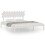 VidaXL (white, 180 x 200 cm) vidaXL Solid Wood Bed Frame Home Wooden Bed Base Bedstead Multi Colours/Sizes 1