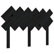(black, 122.5 x 3 x 80.5 cm) vidaXL Bed Headboard Home Bedroom Decorative Bed Header Panel Solid Wood Pine