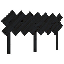 (black, 141 x 3 x 80.5 cm) vidaXL Bed Headboard Home Bedroom Decorative Bed Header Panel Solid Wood Pine