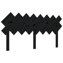 (black, 159.5 x 3 x 80.5 cm) vidaXL Bed Headboard Home Bedroom Decorative Bed Header Panel Solid Wood Pine