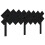 VidaXL (black, 159.5 x 3 x 80.5 cm) vidaXL Bed Headboard Home Bedroom Decorative Bed Header Panel Solid Wood Pine 1