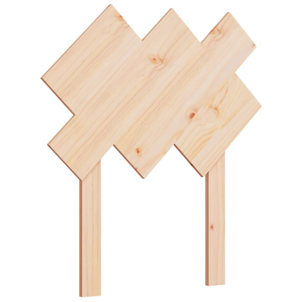 (brown, 72.5 x 3 x 81 cm) vidaXL Bed Headboard Home Bedroom Decorative Bed Header Panel Solid Wood Pine