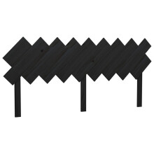 (black, 178 x 3 x 80.5 cm) vidaXL Bed Headboard Home Bedroom Decorative Bed Header Panel Solid Wood Pine