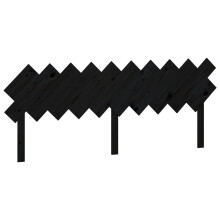(black, 196 x 3 x 80.5 cm) vidaXL Bed Headboard Home Bedroom Decorative Bed Header Panel Solid Wood Pine