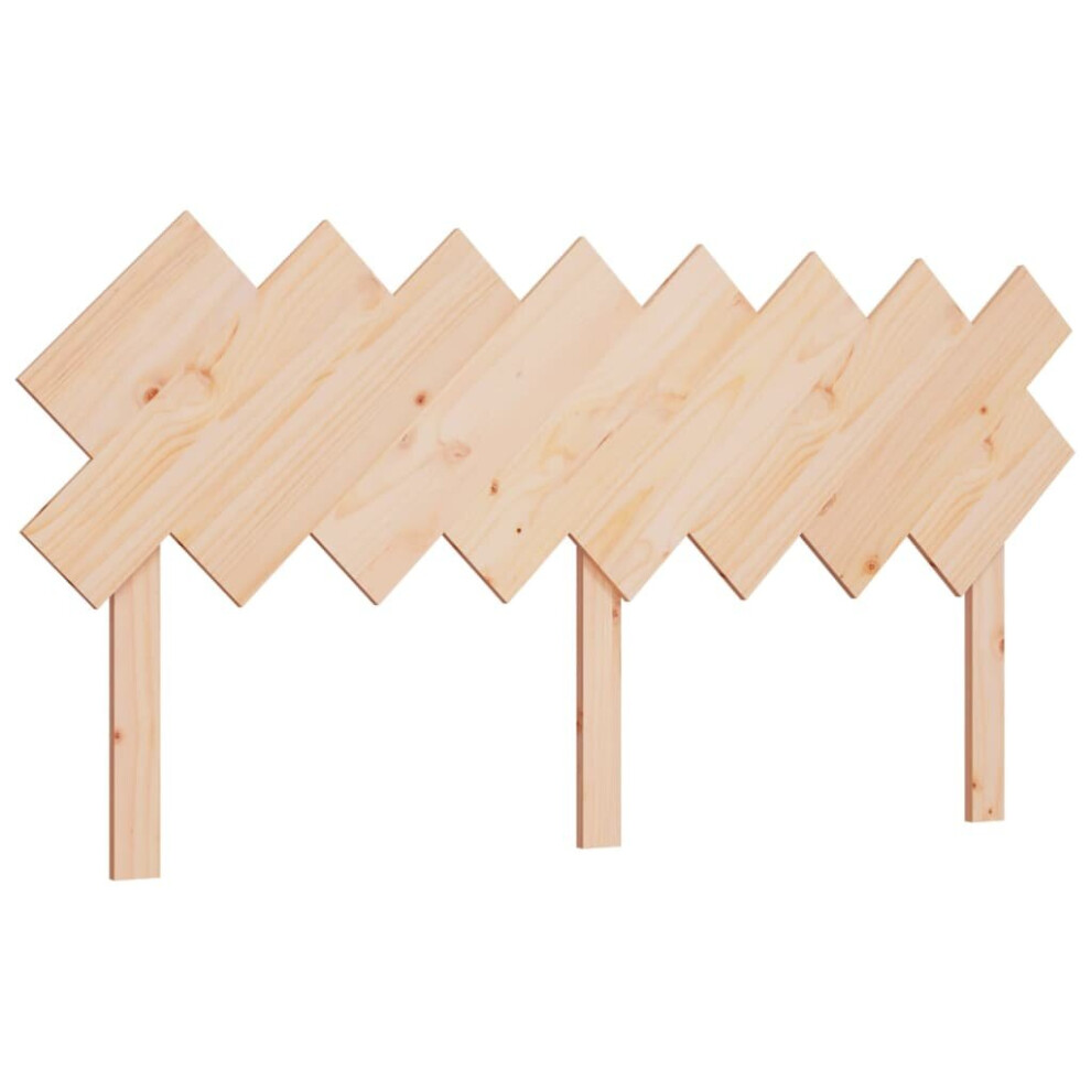 Vidaxl (Brown, 159.5 X 3 X 80.5 Cm) Bed Headboard Home Bedroom Decorative Bed Header Panel Solid Wood Pine