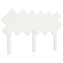 (white, 132 x 3 x 81 cm) vidaXL Bed Headboard Home Bedroom Decorative Bed Header Panel Solid Wood Pine