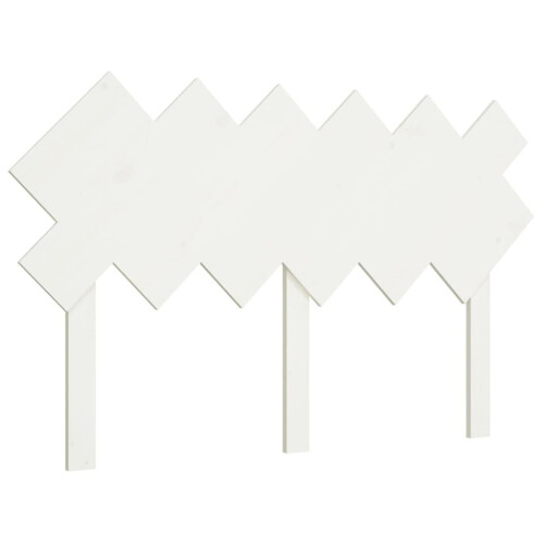 VidaXL (white, 132 x 3 x 81 cm) vidaXL Bed Headboard Home Bedroom Decorative Bed Header Panel Solid Wood Pine