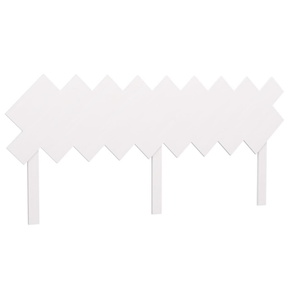 Vidaxl (White, 178 X 3 X 80.5 Cm) Bed Headboard Home Bedroom Decorative Bed Header Panel Solid Wood Pine