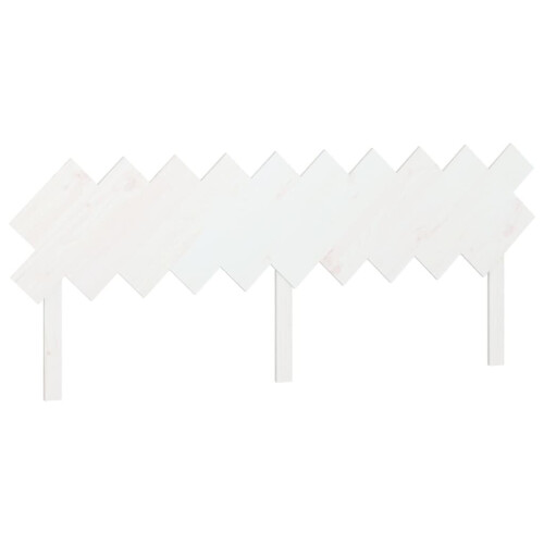 VidaXL (white, 196 x 3 x 80.5 cm) vidaXL Bed Headboard Home Bedroom Decorative Bed Header Panel Solid Wood Pine