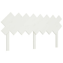 (white, 159.5 x 3 x 80.5 cm) vidaXL Bed Headboard Home Bedroom Decorative Bed Header Panel Solid Wood Pine