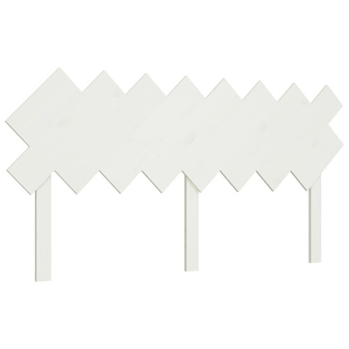 VidaXL (white, 159.5 x 3 x 80.5 cm) vidaXL Bed Headboard Home Bedroom Decorative Bed Header Panel Solid Wood Pine