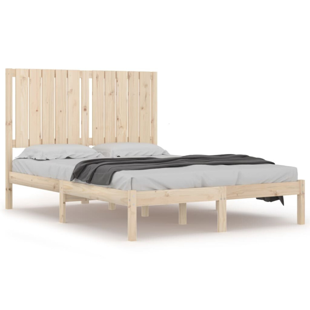 (brown, 120 x 190 cm) vidaXL Solid Wood Pine Bed Frame Wooden Bedstead Bed Base Multi Colours/Sizes