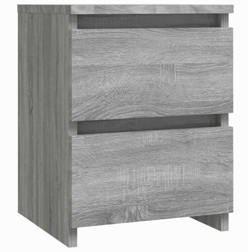 VidaXL (grey sonoma, 1) vidaXL Bedside Cabinet Nightstand End Table Bed Side Table Engineered Wood