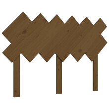 (honey brown, 122.5 x 3 x 80.5 cm) vidaXL Bed Headboard Home Bedroom Decorative Bed Header Panel Solid Wood Pine
